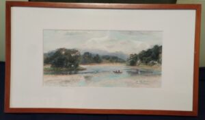 WP121　Lakeside in summer /夏の湖畔　¥120,000　500×275