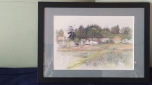 WP129　Small view of paddy field /水田小景　¥50,000　A4判211×298