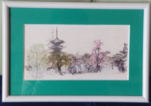 WP141　Small view of TOJI temple /東寺小景　¥45,000　290×192