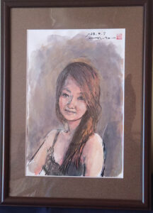 WP190　Filipina portrait /比女性の肖像　¥80,000　B4判258×365